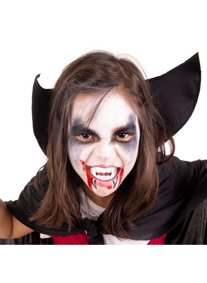 Jovitec - 50 Pieces Plastic Vampire Teeth White Vampire Fangs Fake Werewolf Teeth For Party, Masquerade, Christmas Halloween - Image 1