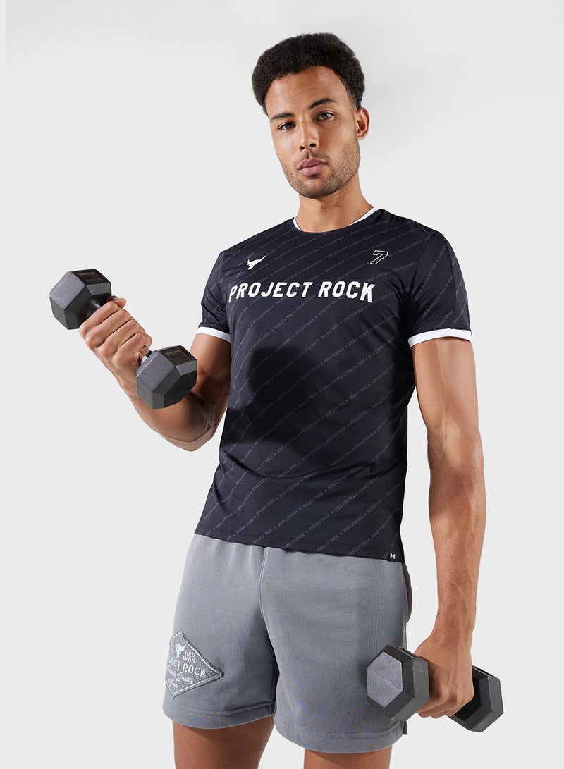 UNDER ARMOUR Project Rock Rugby Men's T-Shirt - Image 1