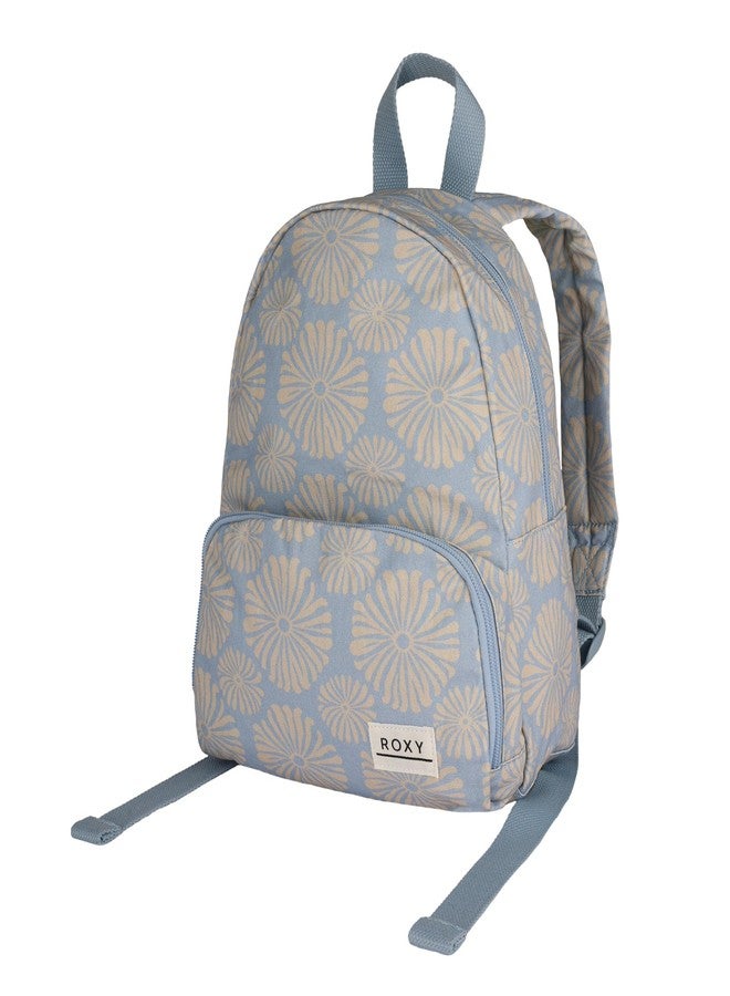 Roxy Women Always Core Backpack | Travel | Everyday Carry | Beach | Polyester | 8L Capacity - Chambray Tropical Tile - Image 1