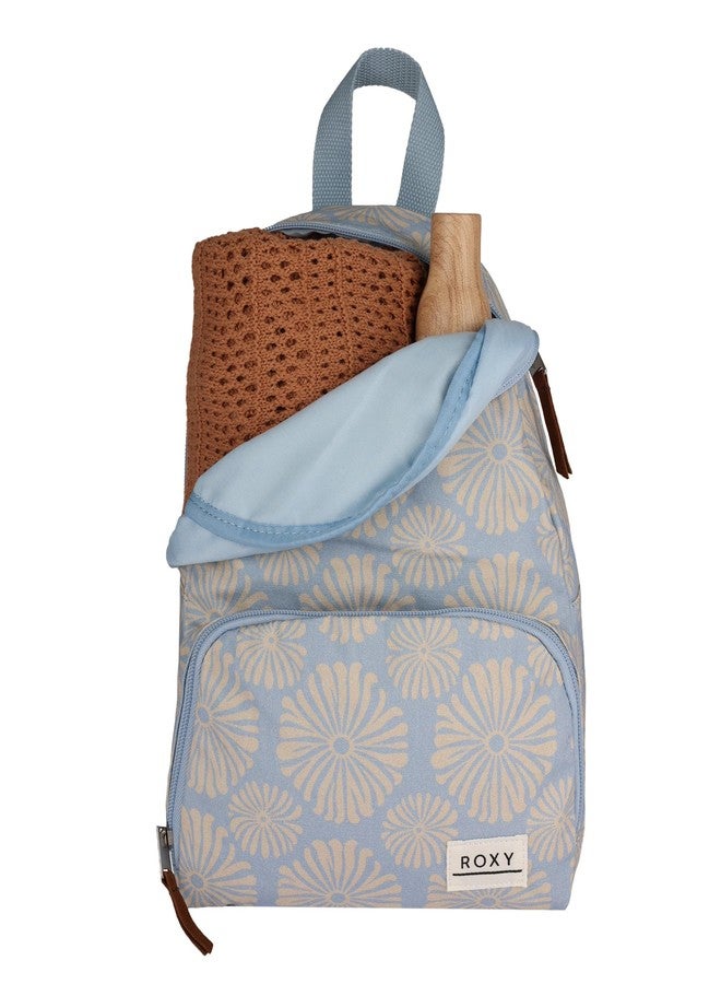 Roxy Women Always Core Backpack | Travel | Everyday Carry | Beach | Polyester | 8L Capacity - Chambray Tropical Tile - Image 4