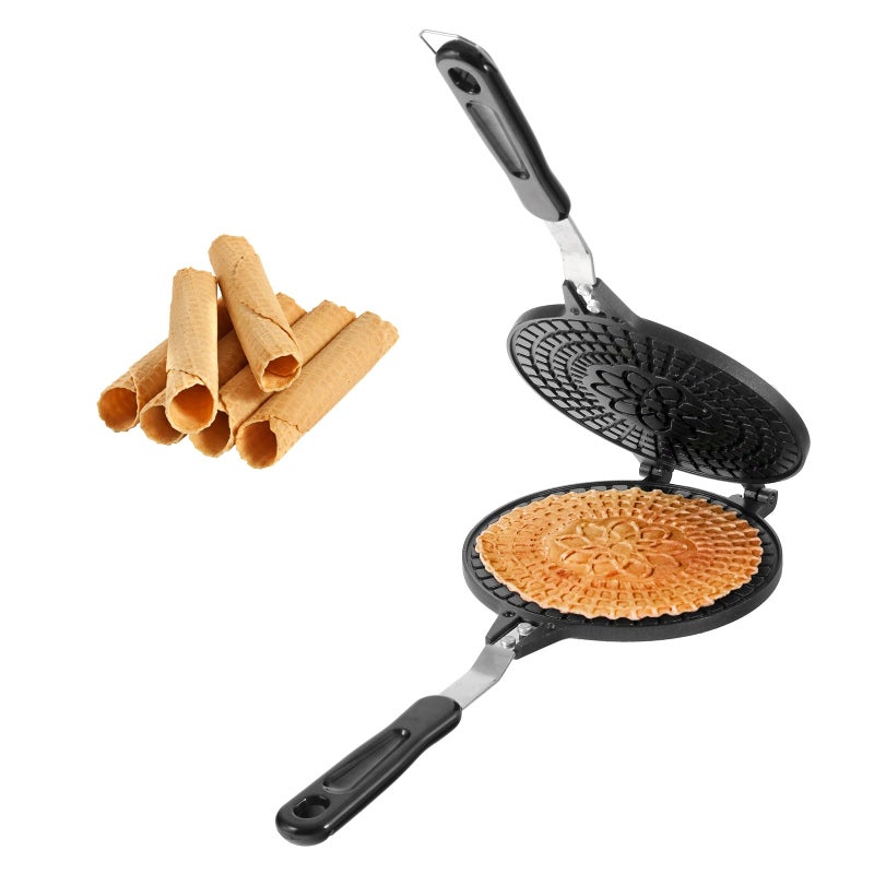 Dyna-Living DynaLiving Waffle Cone Maker Nonstick Ice Cream Cone Maker 67 inches Ice Cream Cone Waffle Maker Household Egg Roll Maker Waffle Bowl Machine for DIY Ice Cream Waffle Cone Desserts 