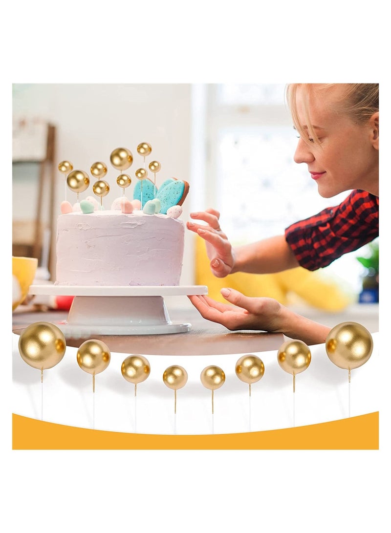 Excefore 40 Piece Mini Balloon Cake Foam Ball Baking Decorations - Image 3