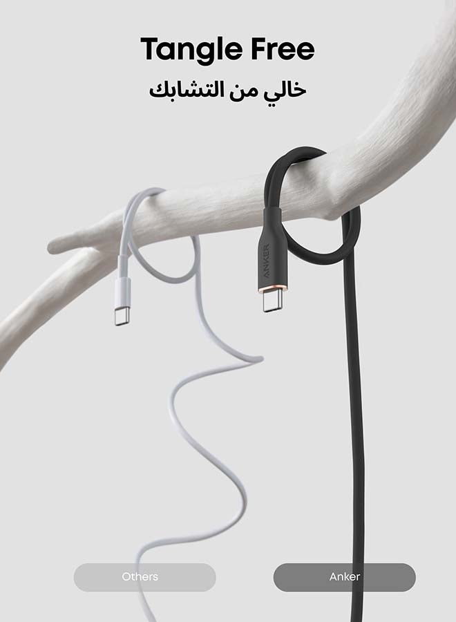 Car Carplay USB to USB C Cable, USB A to USB C Charger Cord for iPhone 17/17 Pro/17 Pro Max/ Airand More (USB 2.0, 3FT, 2Pack, Black) - Image 3