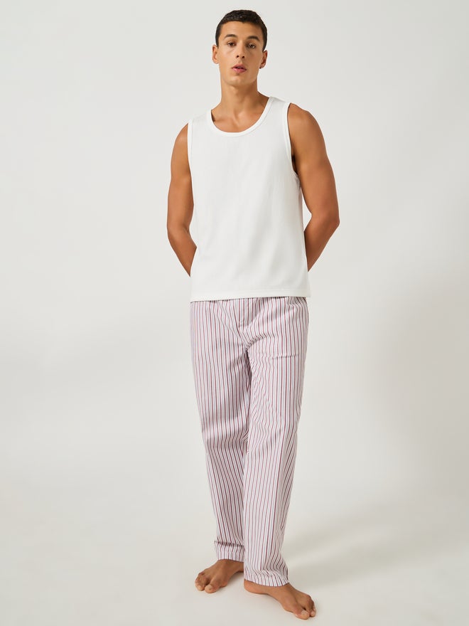 Styli Styli Unwind Striped Woven Drawstring Waist Straight Pyjama  - Image 2