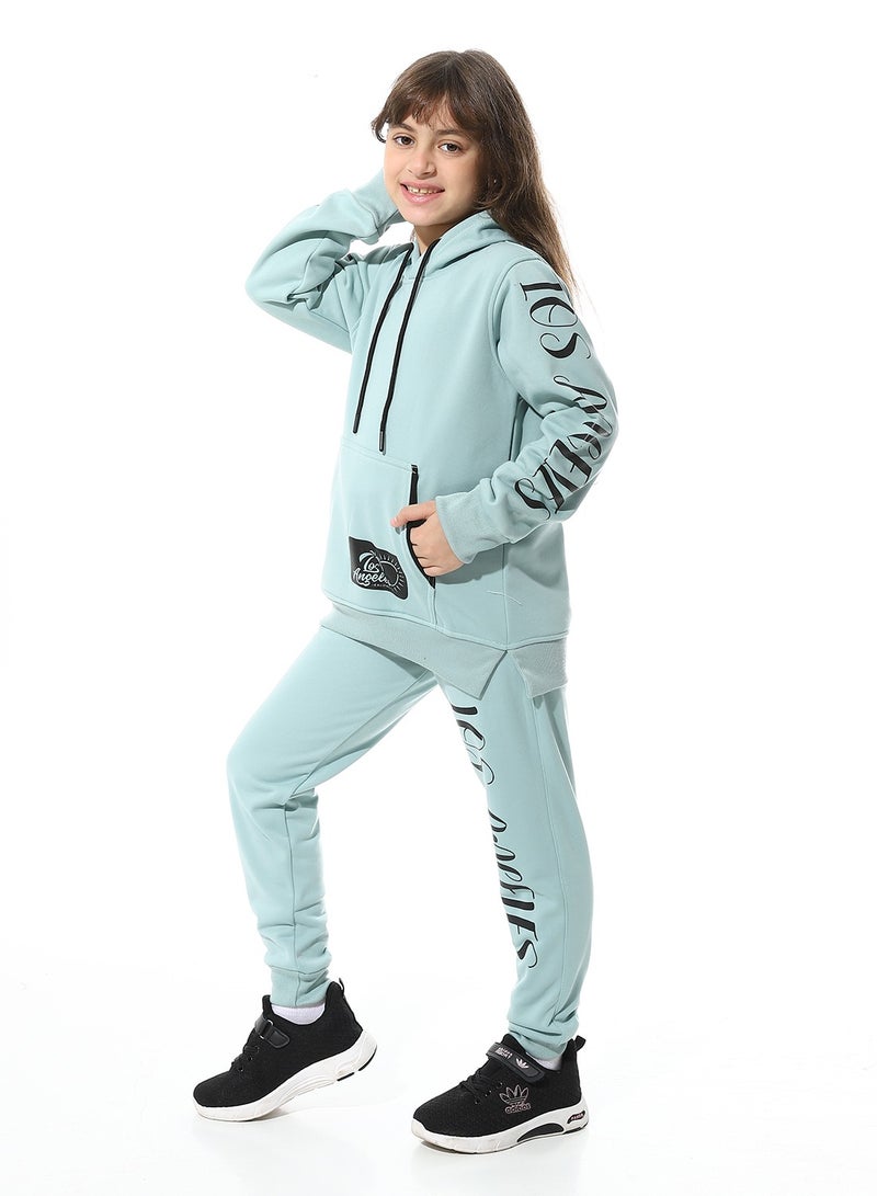 Caesar Printed Girls Meleton Training Suit - Image 3