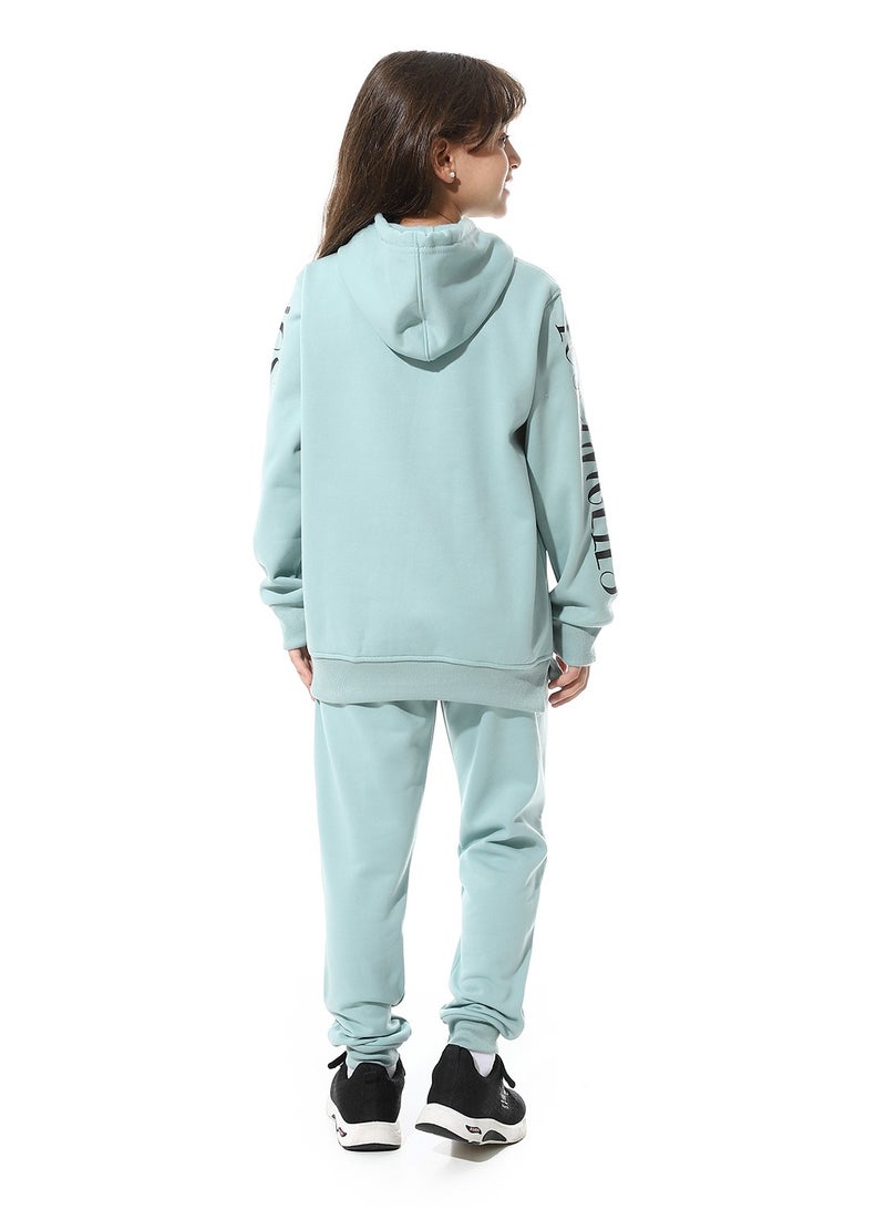 Caesar Printed Girls Meleton Training Suit - Image 4