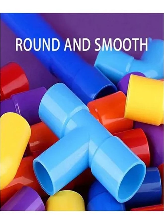 Loquat 238-Piece DIY Assembling Colorful Educational Water Pipe Building Blocks Toys - Image 4