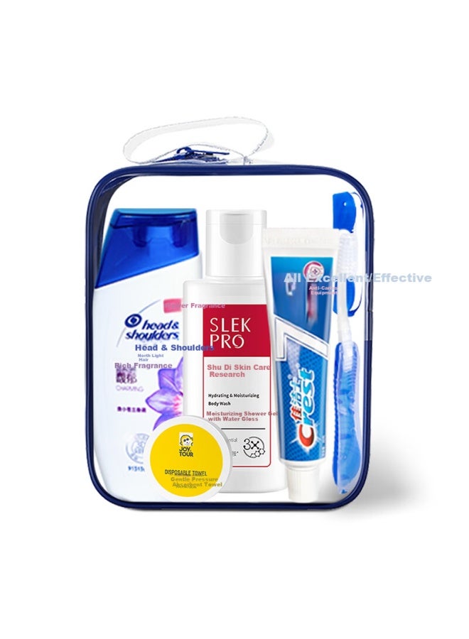 JOY TOUR Joytour Travel Toiletry Set Portable Waterproof Wash Bag Men And Women Business Travel Toiletries Set 2 Pieces - Image 3