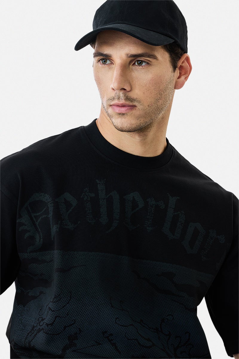 SNITCH Netherborn Box Fit Halloween T-Shirt - Image 3