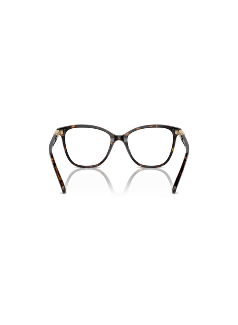 SWAROVSKI Swarovski Woman Square  Eyeglasses- Sk 2020 - Lense Size:52Mm - Dark Havana - Image 3