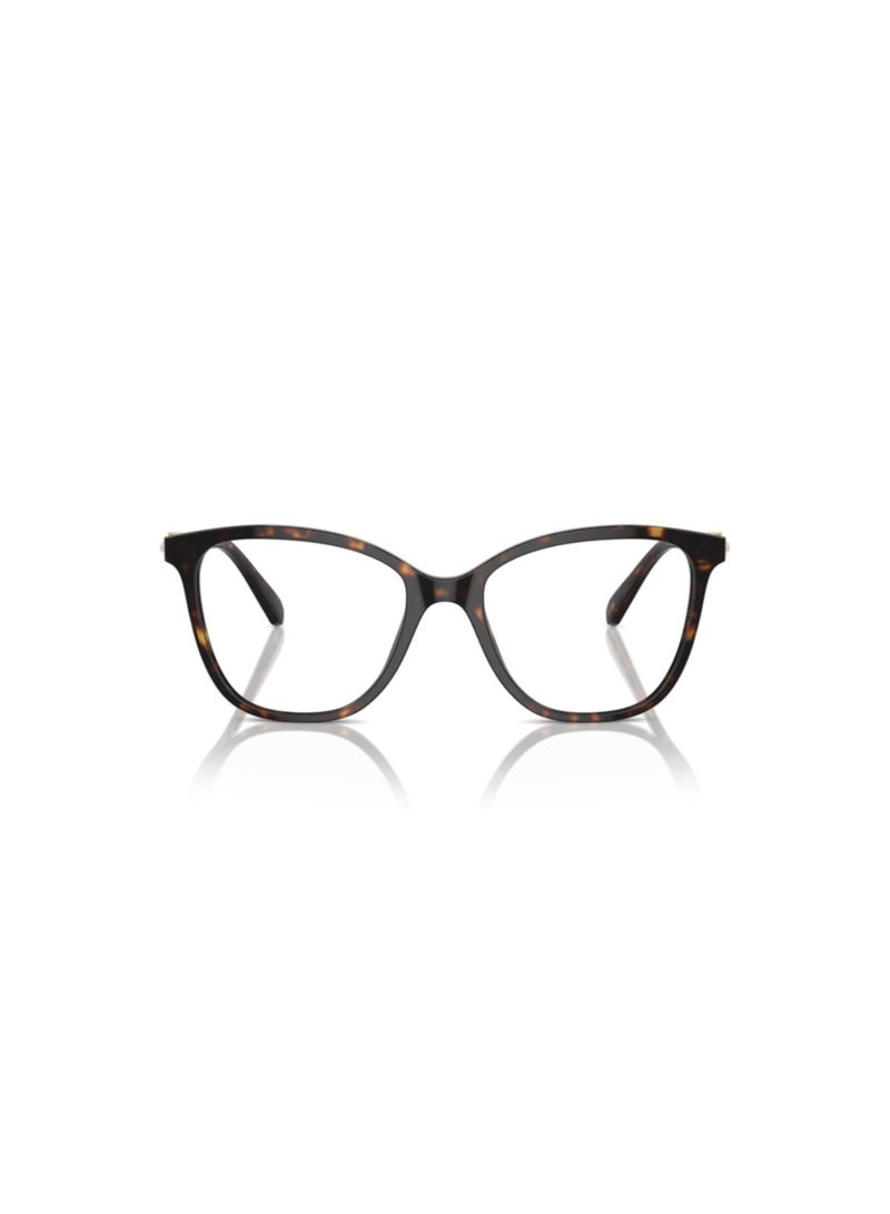 SWAROVSKI Swarovski Woman Square  Eyeglasses- Sk 2020 - Lense Size:52Mm - Dark Havana - Image 4