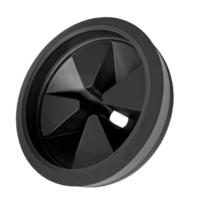 Anglepingping 3 1/8 Inch Garbage Disposal Sink Baffle Splash Guard, Quiet Collar, Black Rubber, Perfect Fit for Insinkerator, Moen, Waste King, GE Disposer - Image 1