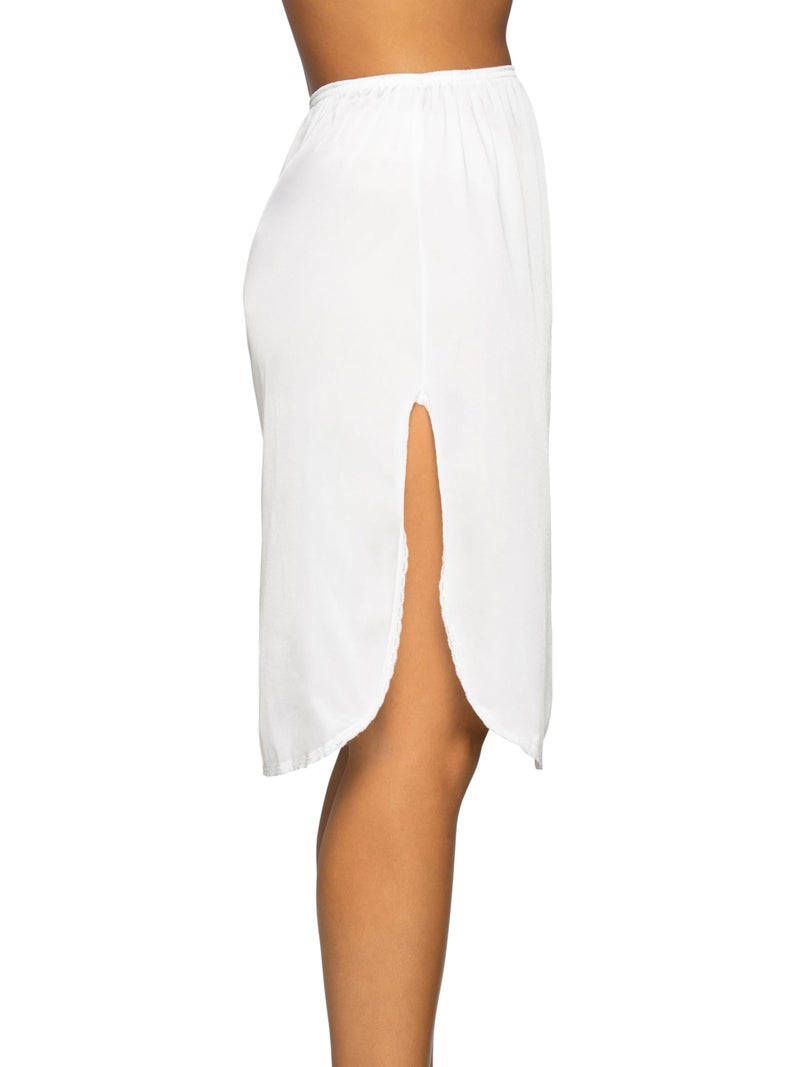 Vanity Fair womens Everyday Layers Single Slit Half Slip, Star White, Large (26" Length) - Image 2