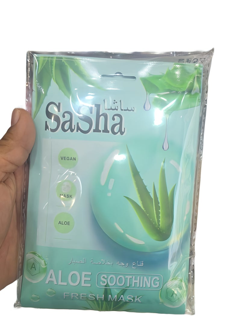 قناع ساشا النباتي بخلاصة الصدر، قناع منعش