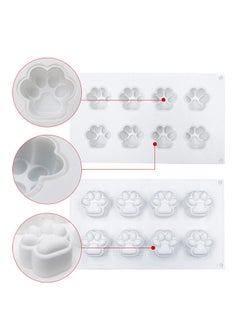 Generic 8 Holes 3D Cat Claw Silicone Molds for Baking Mousse Cake Birthday Treats Chocolate Jello Fondant Mould  - Image 2