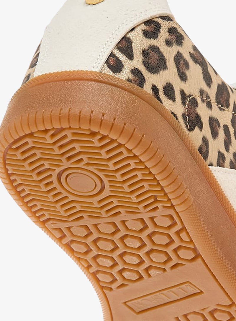 ELLE Women's Animal Print Sneakers with Lace-Up Closure - Image 5