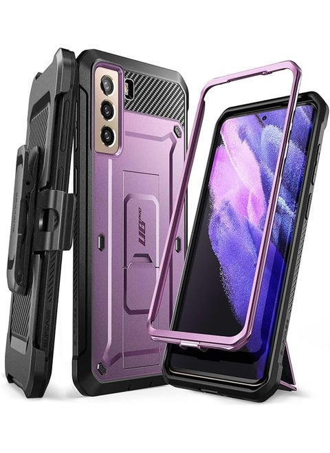 Unicorn Beetle Pro Series Case Designed For Samsung Galaxy S21 5G 2021 Release Full Body Dual Layer Rugged Holster And Kickstand Case Without Built In Screen Protector Violte