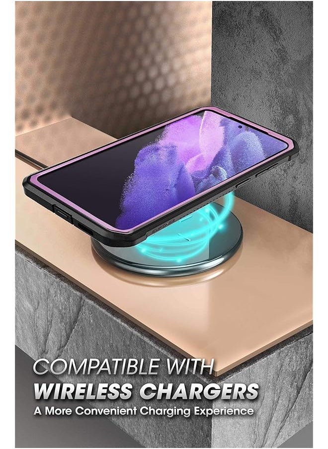 Unicorn Beetle Pro Series Case Designed For Samsung Galaxy S21 5G 2021 Release Full Body Dual Layer Rugged Holster And Kickstand Case Without Built In Screen Protector Violte