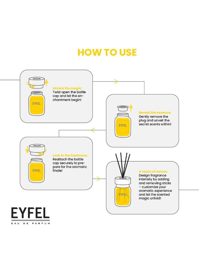EYFEL - Reed Diffuser- Angel 121Ml - Assorted - Image 1