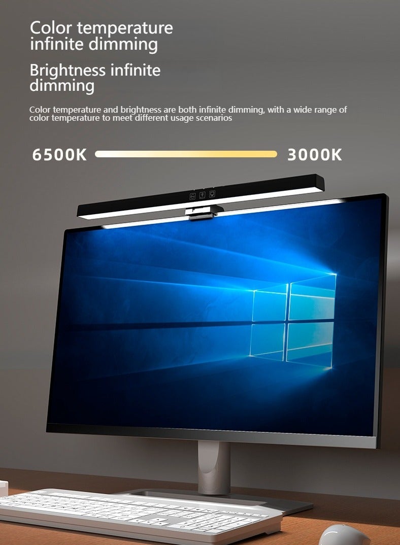 GuRiver Computer Monitor Lamp, 7 RGB Light Modes, Eye Caring, No Screen Glare Monitor Light, Dimmable, 3 Color Temperature, Atmosphere Desk Lamp for Office, Study, E-Sports - Image 5