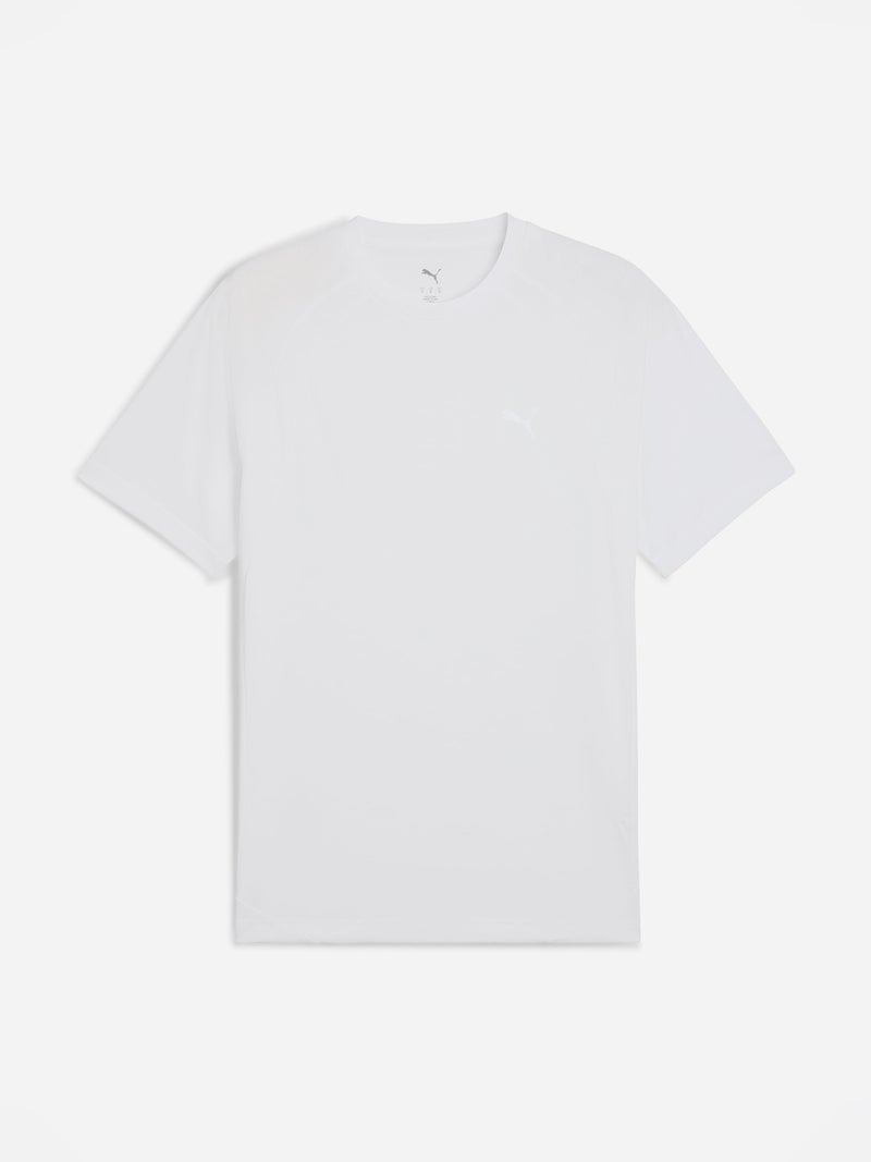 Puma Solid Round Neck Short Sleeve T-Shirt - Image 1
