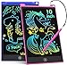 TECJOE 10 Inch 2 Pack LCD Writing Tablet Colorful Doodle Board Drawing Tablet for Kids Kids Travel Learning Toys Christmas Birthday Gifts for 3 4 5 6 7 8 Year Old Boys and Girls Toddlers - Image 3