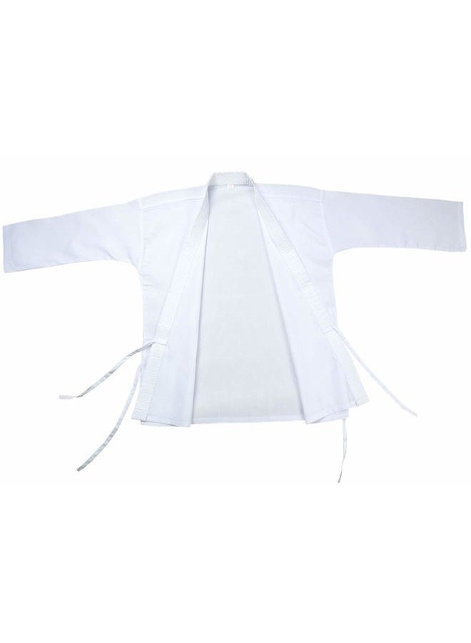 FLUORY Karate Uniform with Free Belt, White Karate Gi for Kids & Adult Size 000-6 - Image 3