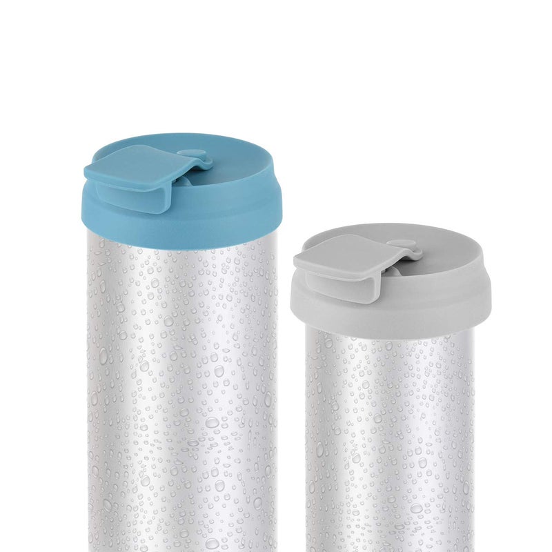 CM Silicone Beverage Can Lid Cover Protector for Slim Can and Skinny Can Hard Seltzer Soda Beer Energy Drinks Juice Dark Blue 1 Pc Gray 1 Pc