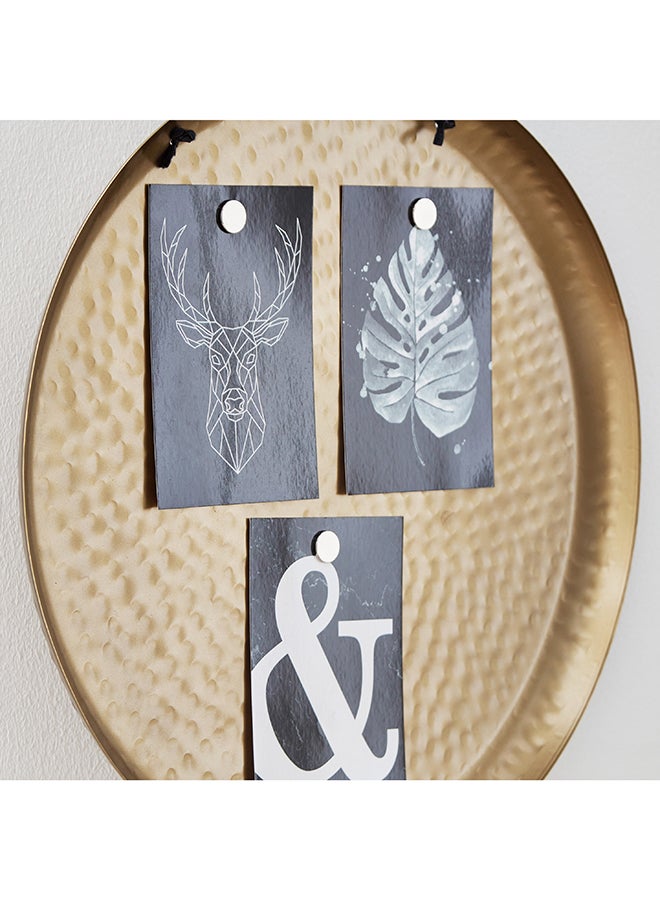 Home Box Splendid Metal Decorative Plate 38 x 3.5 x 38 cm  - Image 3