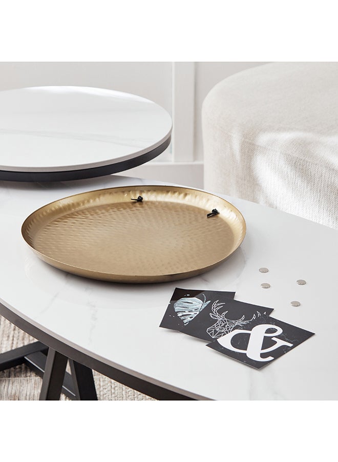 Home Box Splendid Metal Decorative Plate 38 x 3.5 x 38 cm  - Image 4