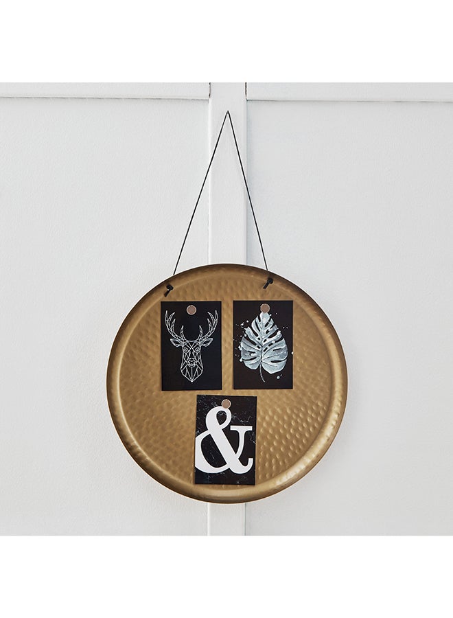 Home Box Splendid Metal Decorative Plate 38 x 3.5 x 38 cm  - Image 2