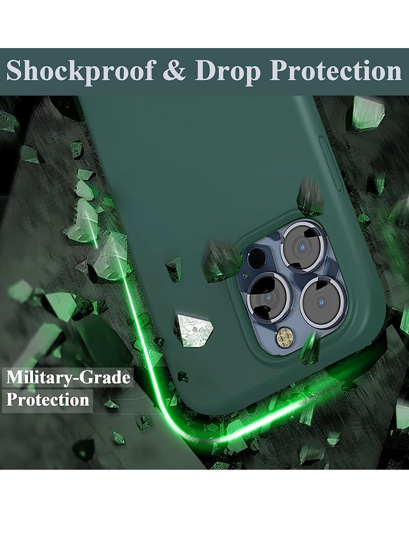 Silicone Case for iPhone 14 Pro, Compatible with iPhone 14 Pro Liquid Silicone Gel Rubber Slim Shockproof Protective Phone Case with Soft Anti-Scratch Microfiber Lining - Image 4