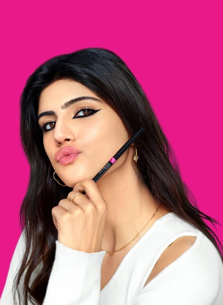 Elle18 Eyedrama Matte Kajal Pencil – Bold Black - Image 3