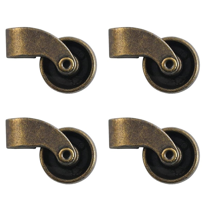 4 قطع من عجلات الأثاث المضادة للانزلاق بتصميم محسن للقبضة ملحقات وظيفية اللون ب - Image 2