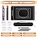 Nattork Jigsaw Puzzle Mat Roll UpPortable Saver Pad Up to 2000 Pieceswith NonSlip Rubber Bottom4 Puzzle Sorting Trays 1 Storage Bag - Image 4