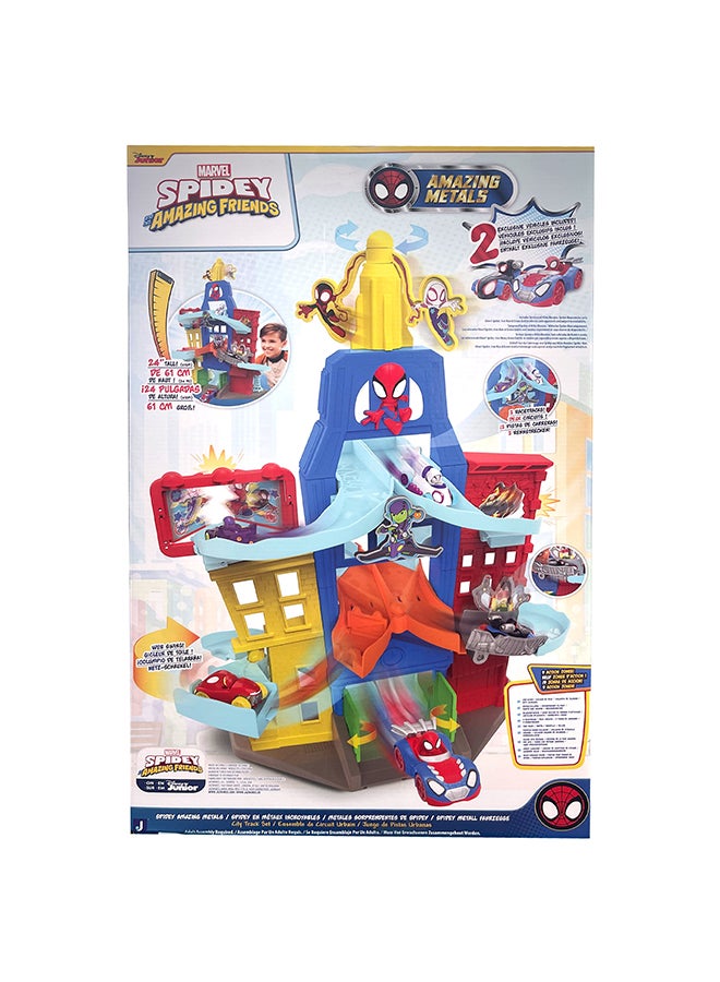 MARVEL Spidey N Friends City Track Set - Image 1
