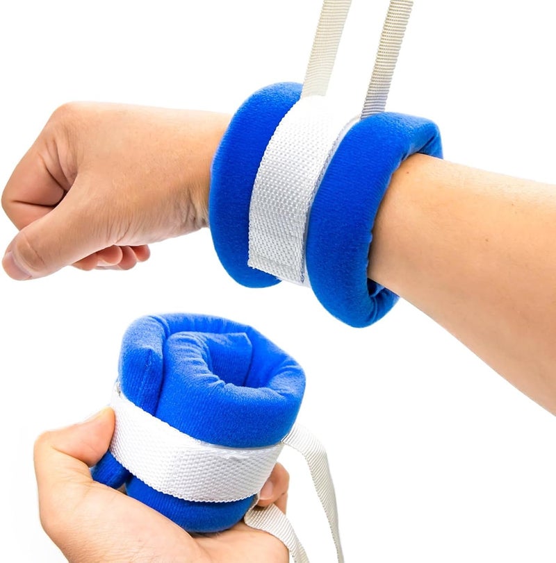 Street27® 2Pcs Medical Restraints Patient Hospital Bed Quick-Release Limb Holders for Hands Or Feet Universal Constraints Control - Image 1