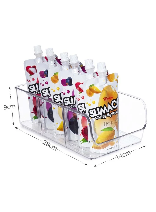 DANUBE HOME Danube Home Proo Fridge Organiser 28 X 14 X 9Cm, | Pet Fridge Organiser | Fruits And Vegetables Storage Box For Home - Clear