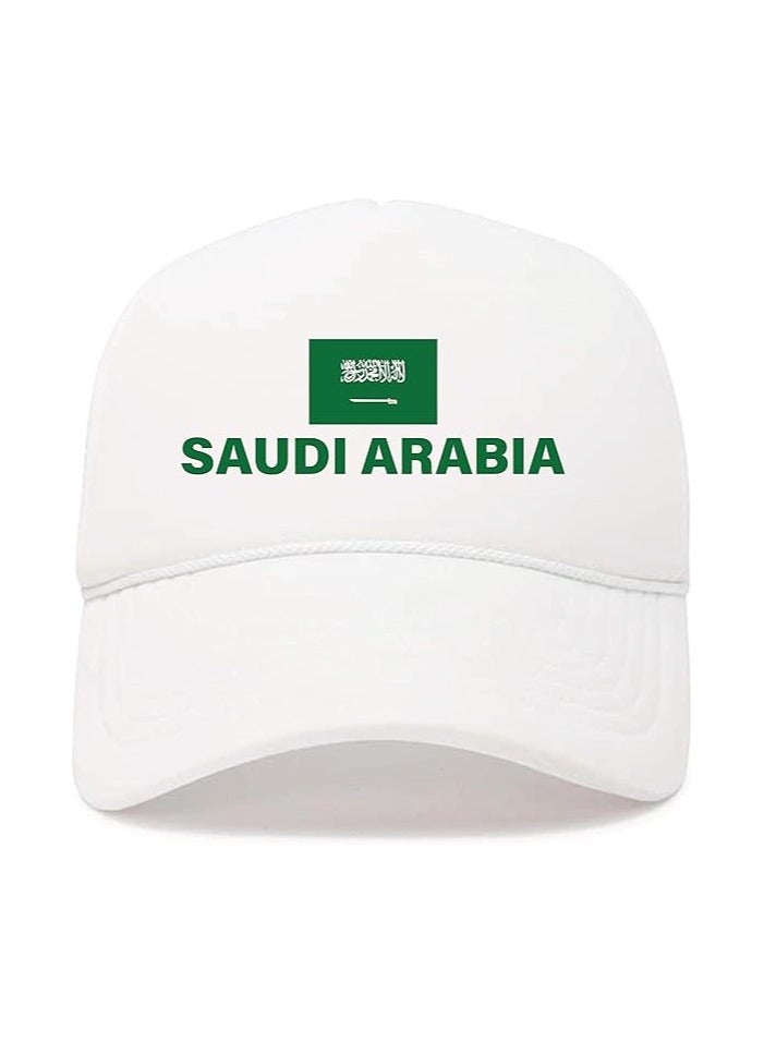 Saudi Baseball Sports Cap For Men And Women With Plastic Adjustable Buckle Closure–Perfect For Celebrating Saudi Day–Great Accessory For Sporting Events - Image 1