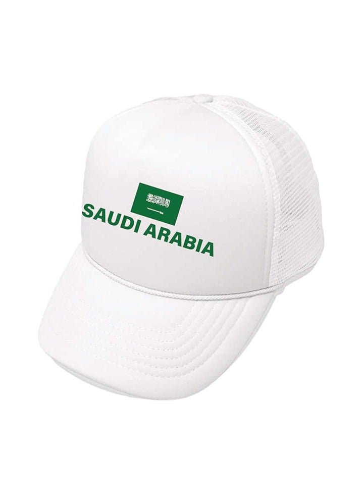 Saudi Baseball Sports Cap For Men And Women With Plastic Adjustable Buckle Closure–Perfect For Celebrating Saudi Day–Great Accessory For Sporting Events - Image 2