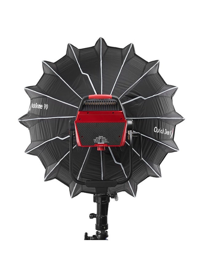 Aputure Quick Dome 90 Softbox – 90cm Bowens Mount Soft Light Modifier, Quick Setup Parabolic Softbox for LED Video Lights, Professional Photography Lighting Accessory, Diffusion Light Shaper for Aputure Fixtures, Studio Lighting, Filmmaking - Image 3