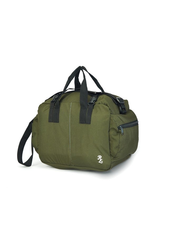Walletsnbags حقيبة رياضية وحقيبة سفر بتصميم عسكري (أخضر) - Image 2