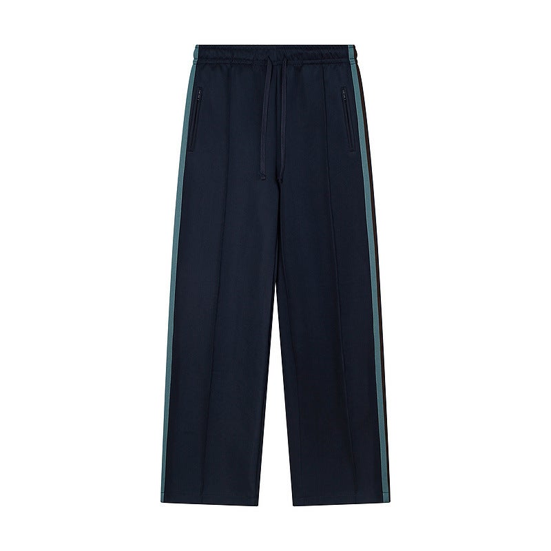 Korean Style Commuting New Fashion Loose And Stylish Unisex Couple Style Letter Logo Casual Straight-Leg Pants Versatile - Image 3