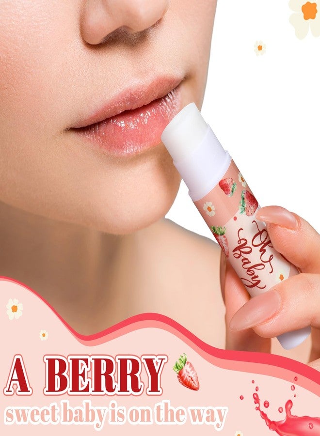 Sacubee 30 Pack a Sweet Strawberry Baby Shower Games Prizes Party Gifts Bulk Lip Balms Favors for Winners Adults Guests Gender Reveal Favors Decorations Baby Shower Souvenirs Gift Bags Stuffers - Image 3