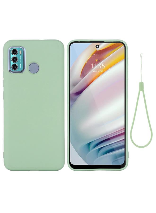 اس-توب جراب لهاتف Motorola Moto G60 مصنوع من السيليكون السائل بلون سادة ومضاد للسقوط وغطاء كامل واقٍ - Image 2
