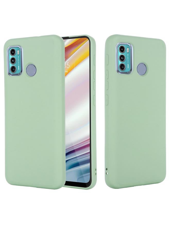 اس-توب جراب لهاتف Motorola Moto G60 مصنوع من السيليكون السائل بلون سادة ومضاد للسقوط وغطاء كامل واقٍ - Image 1