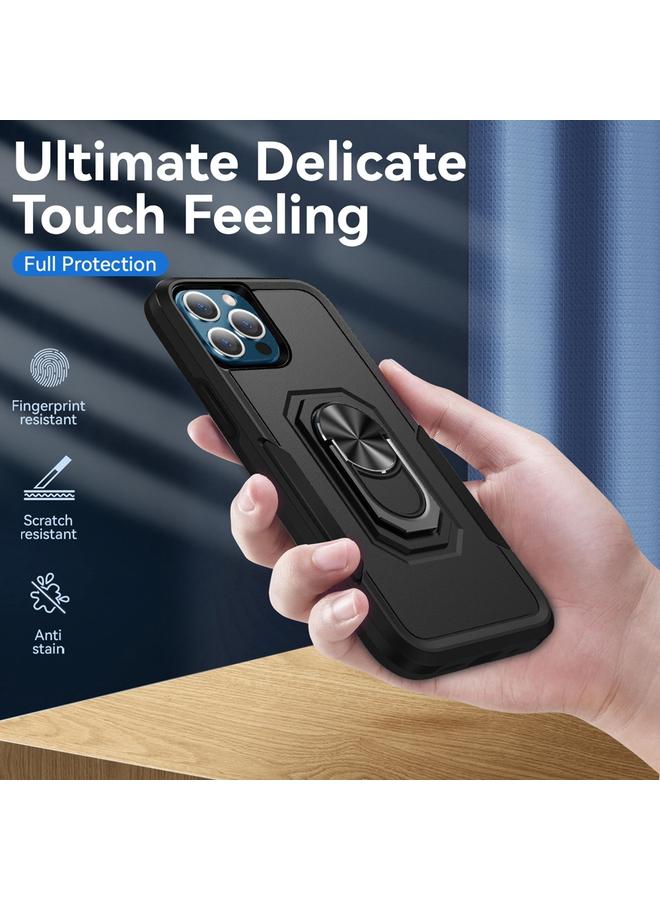 S-TOP Case For iPhone 12 / 12 Pro Ring Kickstand Heavy Duty Shockproof Phone Case - Image 2