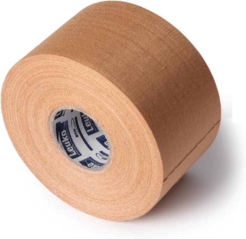 Leukotape شريط لاصق للتثبيت - لإصابات الرياضة، والتمزقات، والتواءات - 1.5 بوصة × 15 ياردة، بني، (لفة واحدة) - Image 4
