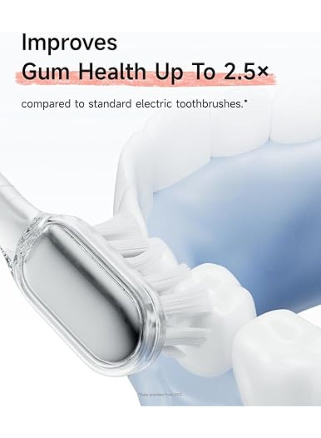 Laifen Wave Special Electric Toothbrush, Oscillation & Vibration Sonic Toothbrush for Adults with App, 2 Brush Heads (Pink) - Image 5