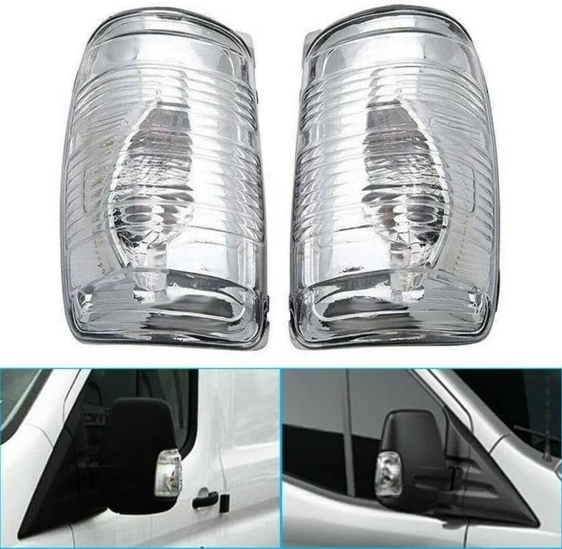 Wivplex Car Rearview Wing Mirror Turn Signal Light Lens Cover - Image 3